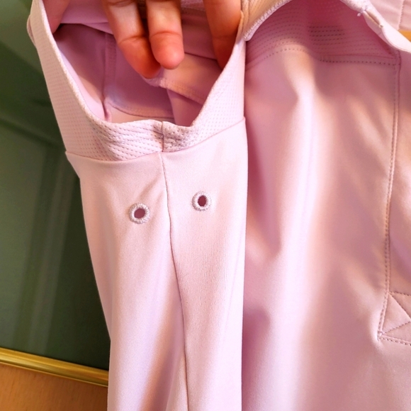 Athleta Women's Pink Polo Top - Picture 3 of 7